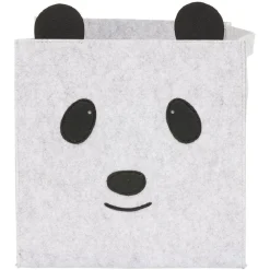 Panier de rangement animal gris