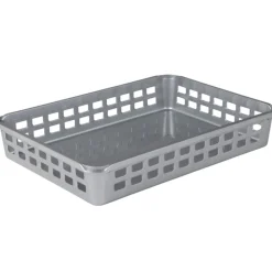 Panier de rangement blanc transparent