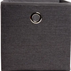 Panier de rangement déco gris