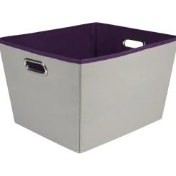 Panier de rangement gris violet