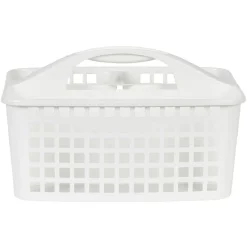 Panier de rangement ménage blanc