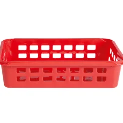 Panier de rangement rouge