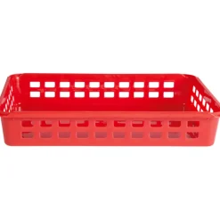 Panier de rangement rouge