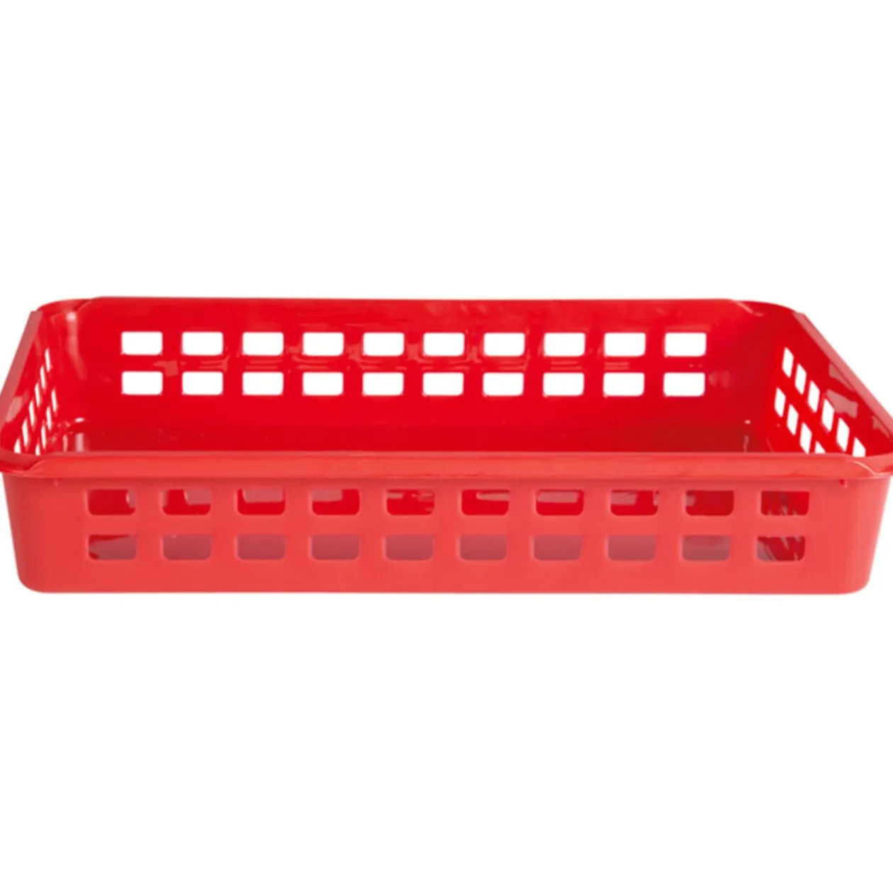 Panier de rangement rouge