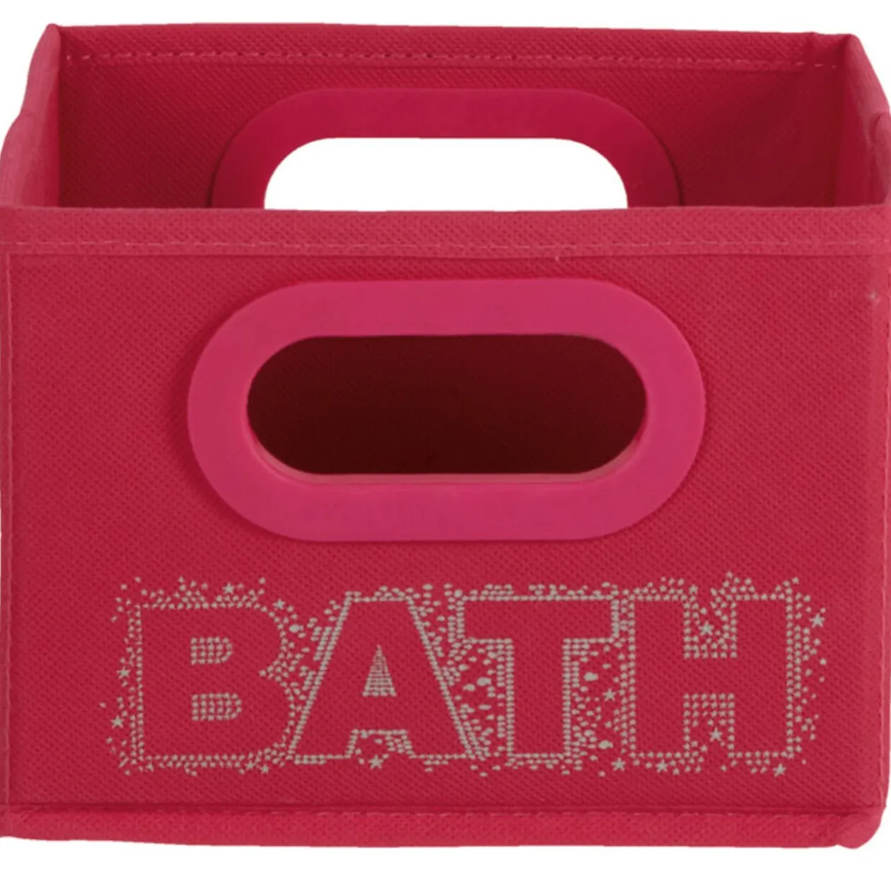 Panier de rangement rouge