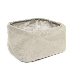 Panier de rangement vert ou marron 17x12xH10cm - 2 modèles