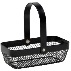 Panier en métal noir ou blanc