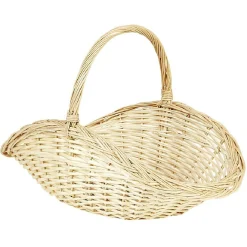 Panier porte bûche osier petit modèle