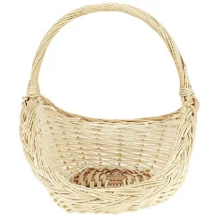 Panier porte bûche osier petit modèle