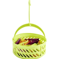Panier rond avec pince à linge x 30