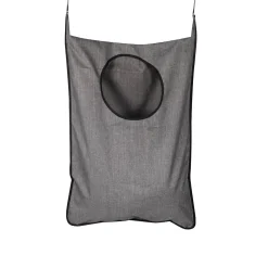 Panière à linge de porte grise