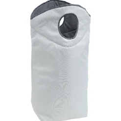 Panière à linge grise