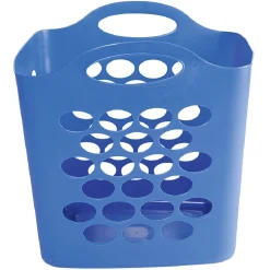 Paniére à linge 33L bleu polypropylene