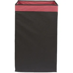 Panière à linge noir et rose