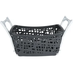 Panière à linge sur pieds et roulettes