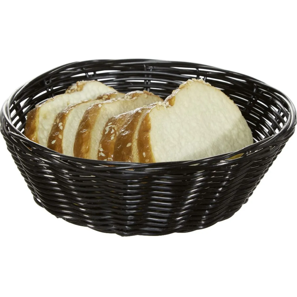 Panière à pain noire et beige x2