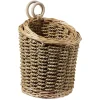 Panière à suspendre tressée en osier x2