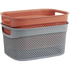 Panière avec poignée plastique ajouré 9L