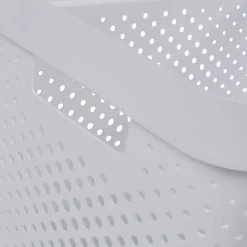 Panière bac de rangement 17 L blanc