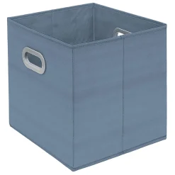 Panière Box Cube en carton revêtement tissu x2