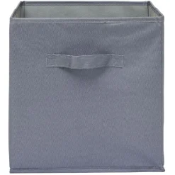 Panière Box Cube 31x29x31cm gris