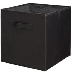 Panière Box Cube 31x31x31cm noir