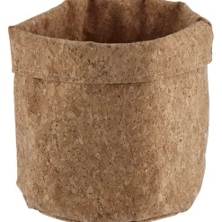 Panière cache pot effet liège naturel