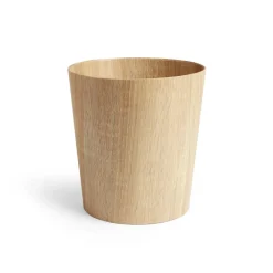 Panière carton et papier imitation bois Ø24xH25cm