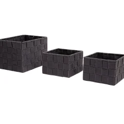 Panière déco grise X3