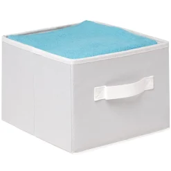 Panière de rangement blanche