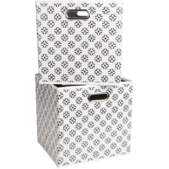 Panière de rangement carré Box Cube x2