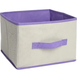 Panière de rangement gris violet