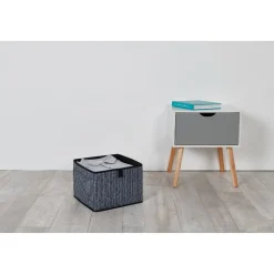 Panière de rangement polyester x2