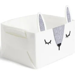 Panière de rangement pour enfant motif animal feutrine 4 modèles
