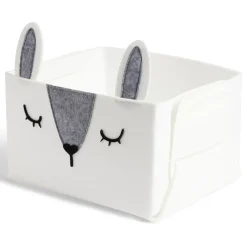 Panière de rangement pour enfant motif animal feutrine 4 modèles