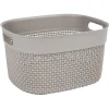 Panière de rangement taupe 6 L