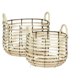 Panière en peuplier x 2