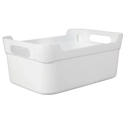 Panière en plastique coloré