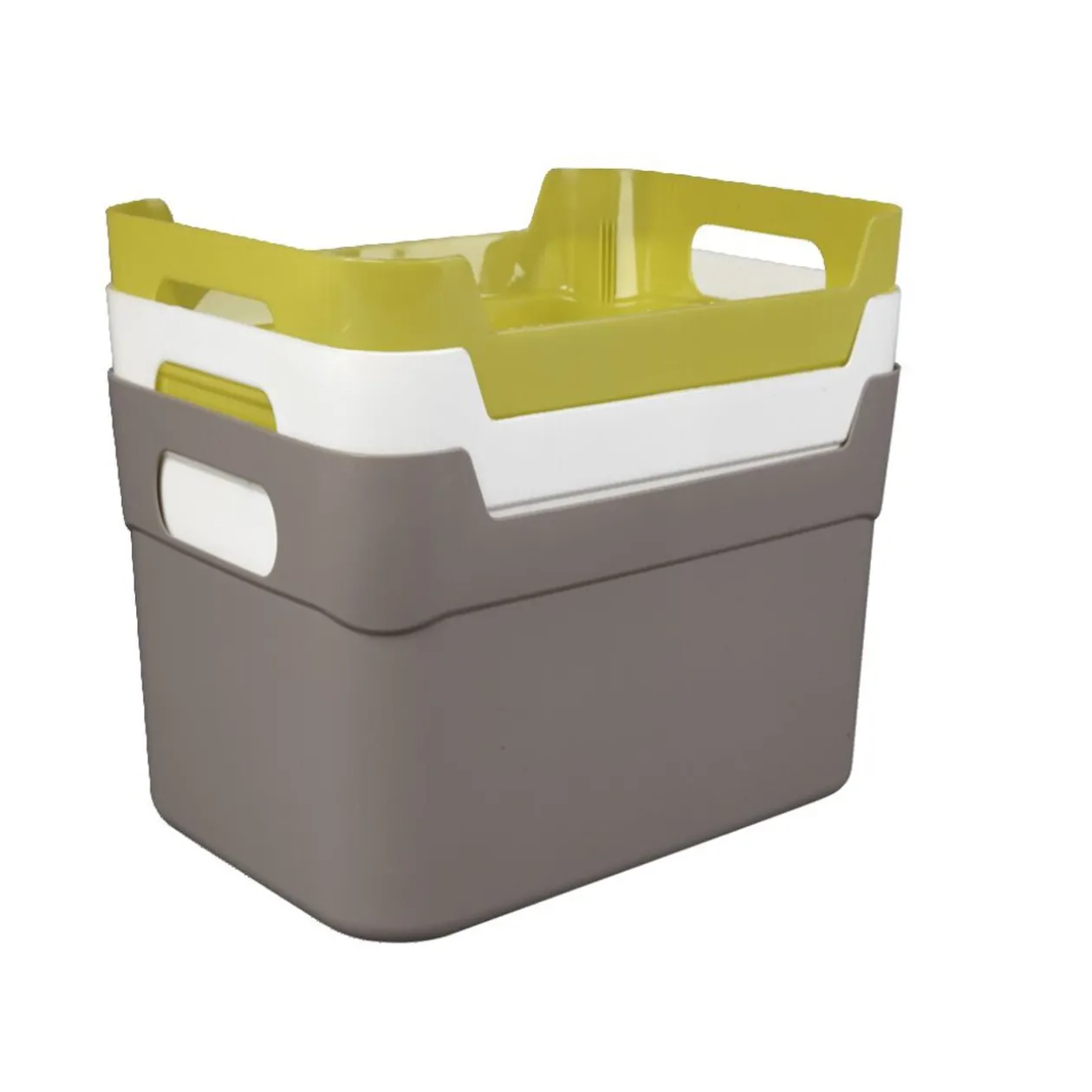 Panière en plastique coloré