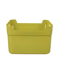 Panière en plastique coloré