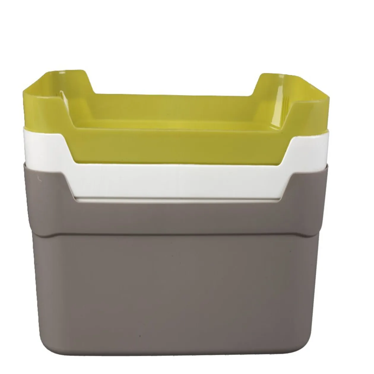 Panière en plastique coloré