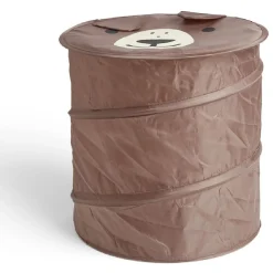 Panière enfant pliable souple ours ou lapin 38L - Ø35xH40cm