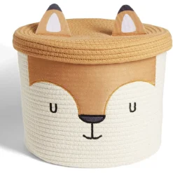 Panière enfant renard Ø30x25.5cm