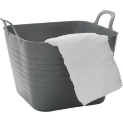 Panière flexible 27 L grise