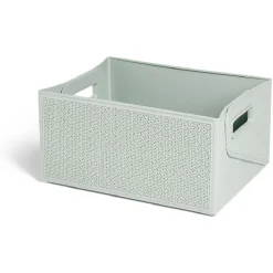 Panière flexible pliable plastique 32x16x24cm - 4 coloris