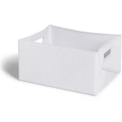 Panière flexible pliable plastique 32x16x24cm - 4 coloris