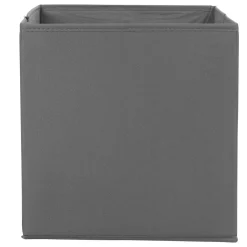 Panière grise carré Box Cube