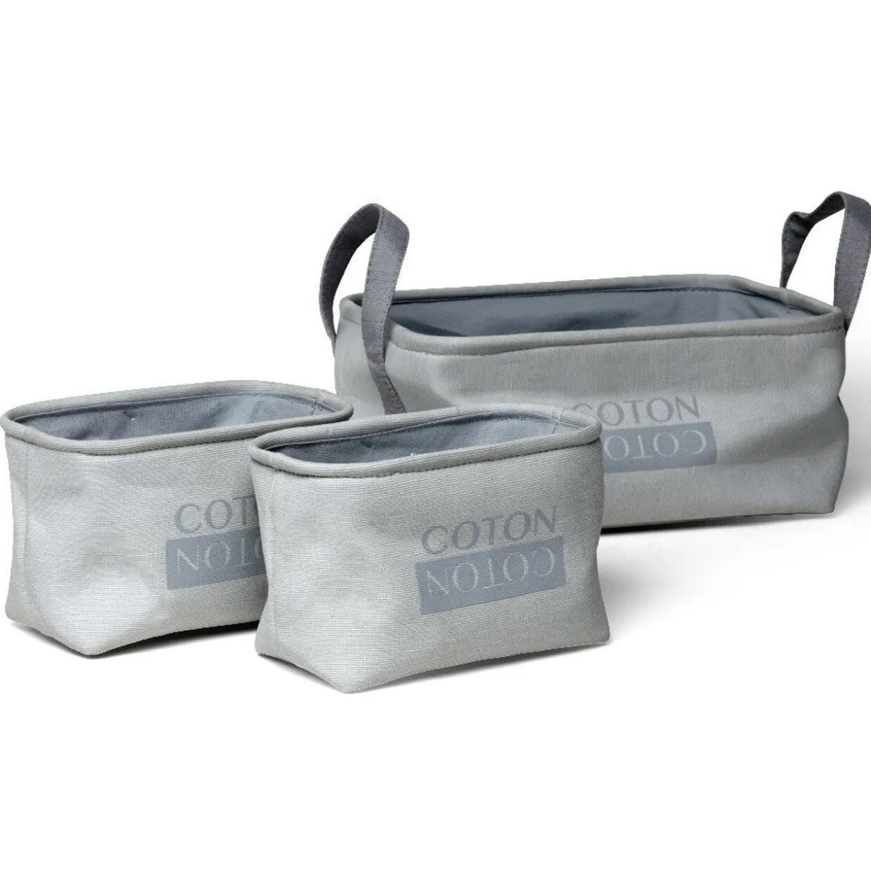 Panière grise Nordicolor x3