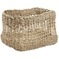 Panière jacinthe d'eau tressée petit modèle