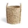 Panière jonc de mer Ø23xH25cm